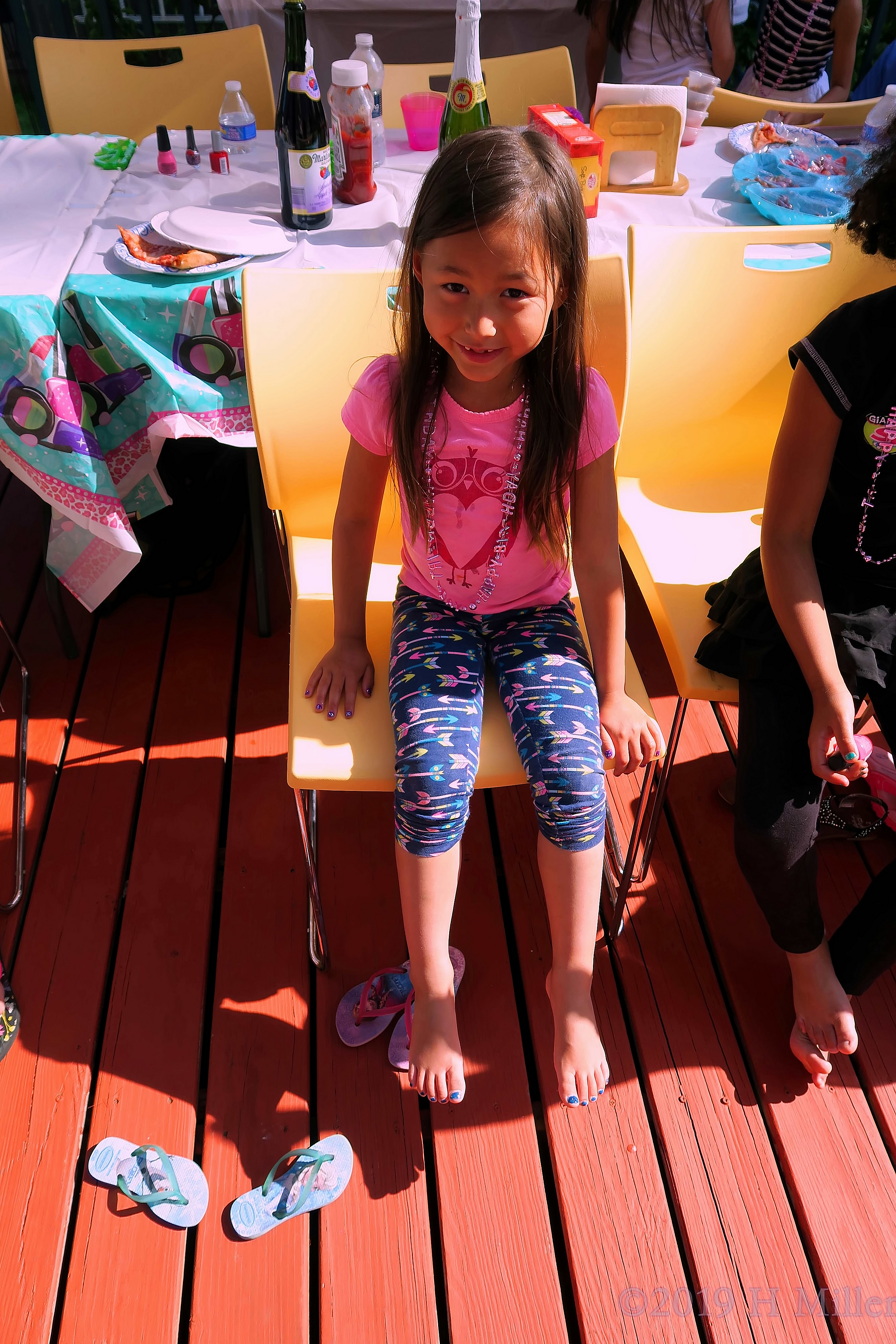 Party Guest Happy With Her Mini Pedi Party Guest Happy With Her Mini Pedi